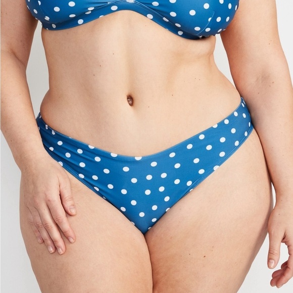 NWT! Blue Mosaic Low-Rise V-Front French-Cut Bikini
Swim Bottoms - Size Large 💎 - Picture 7 of 8